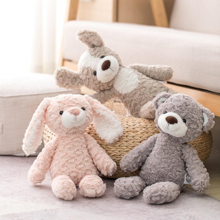High Quality Soft Long legs Bunny Teddy Bear Dog Elephant Unicorn Stuffed Cartoon Animals