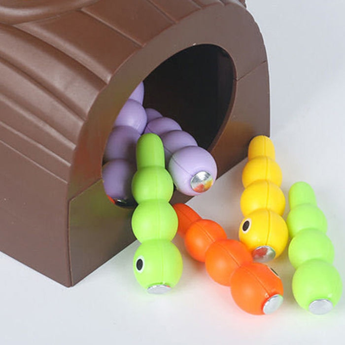 Toddler Toy Magnetic Woodpecker Catching Worms and Feeding Game Toys Set