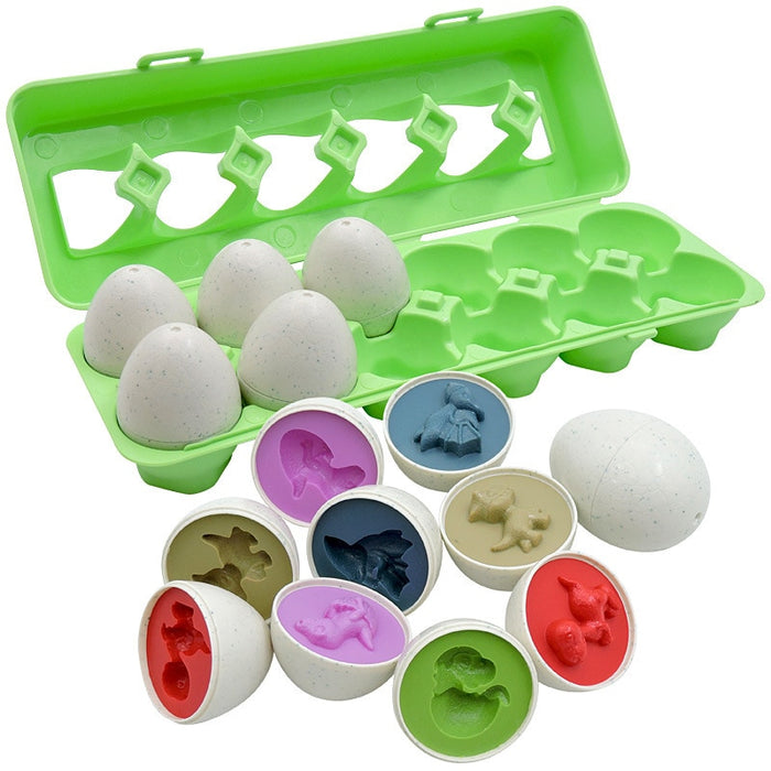 Shape Matching Easter EggsToy for Kids Baby Learning Educational Toy
