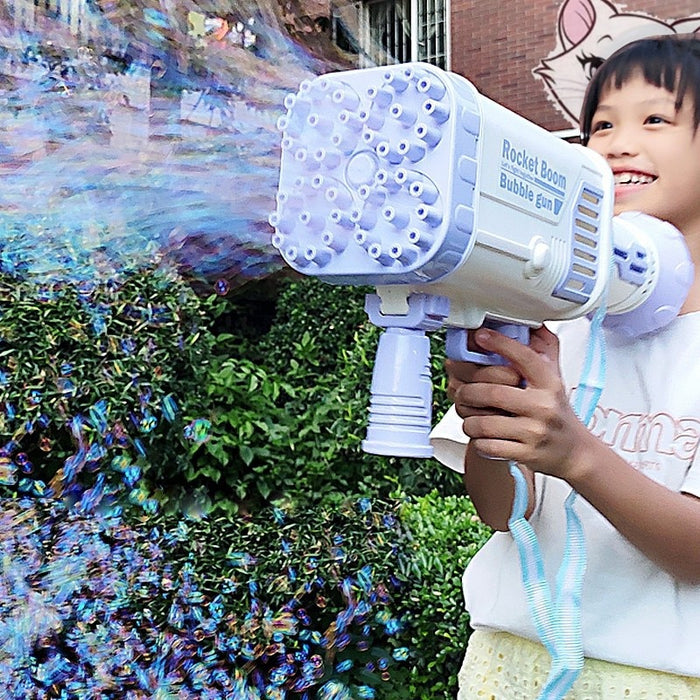 Electric Bubble Gun Gatlin Bubble Gun Machine Soap Bubbles Magic Bubble