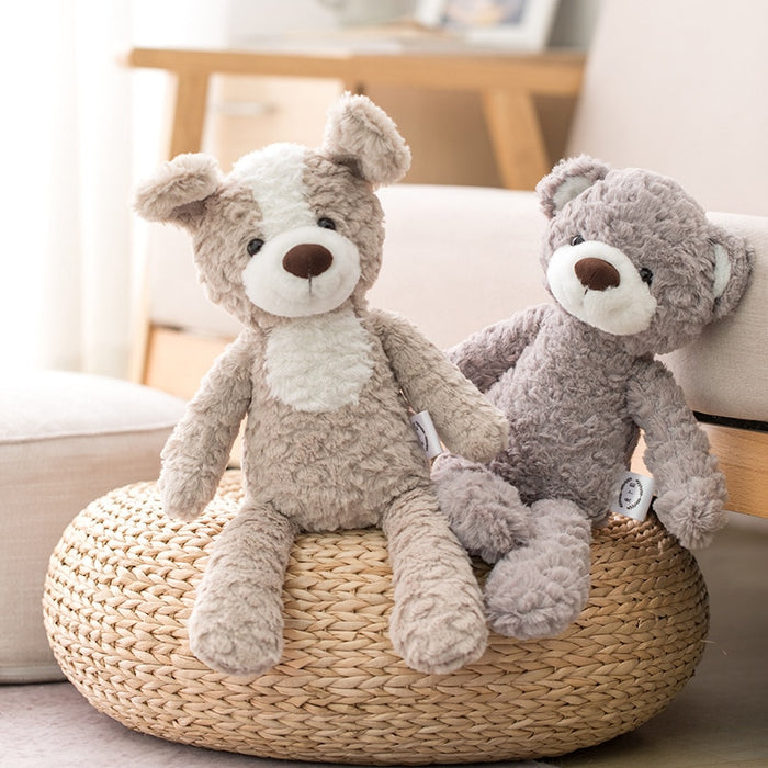 High Quality Soft Long legs Bunny Teddy Bear Dog Elephant Unicorn Stuffed Cartoon Animals