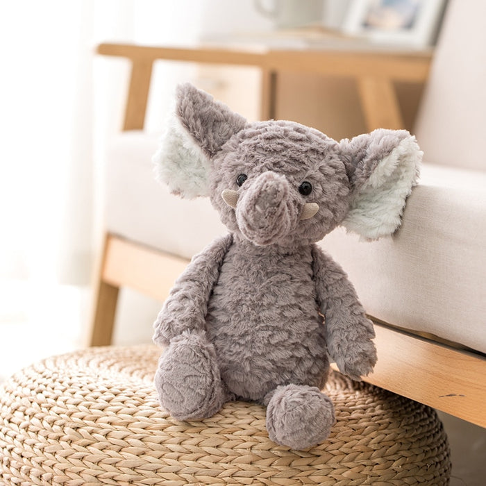 High Quality Soft Long legs Bunny Teddy Bear Dog Elephant Unicorn Stuffed Cartoon Animals