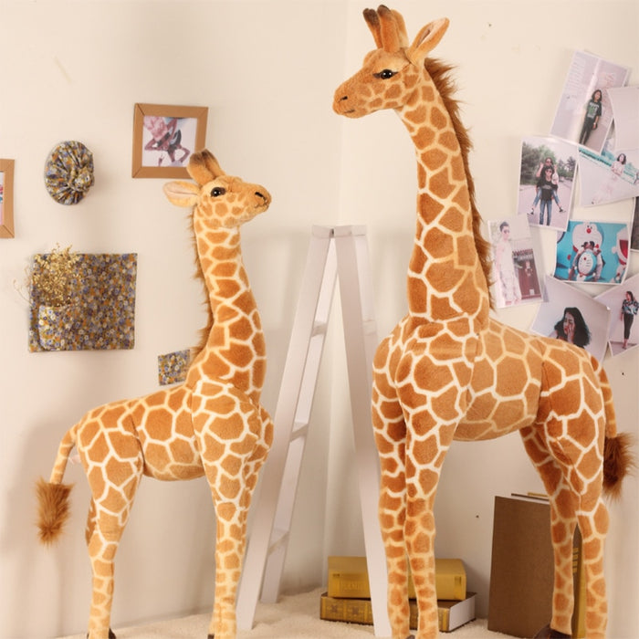 Giant Real Life Giraffe Plush Toys High Quality Stuffed Animals Dolls Soft Kids