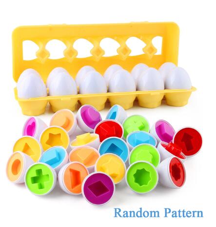 Shape Matching Easter EggsToy for Kids Baby Learning Educational Toy