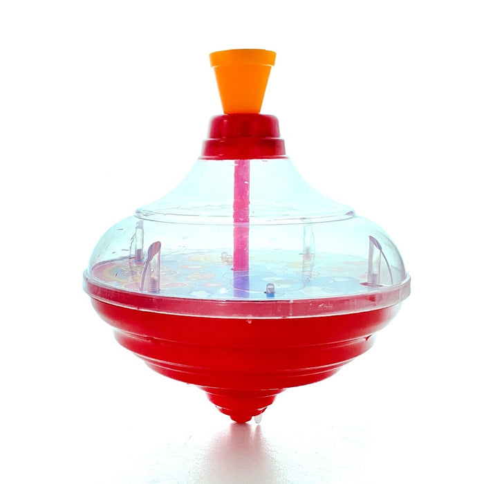 Spinning Top Toy with LED and Music Peg-top Hand Spinner Gyro Toy