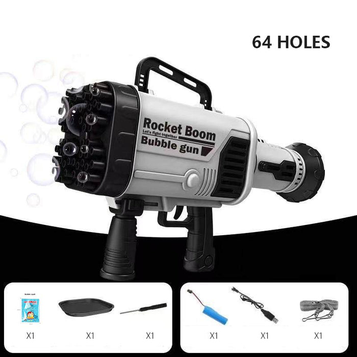 Electric Bubble Gun Gatlin Bubble Gun Machine Soap Bubbles Magic Bubble
