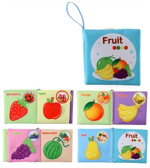 Hand Puppet Fabric Books Newborn Baby Educational Cloth Book