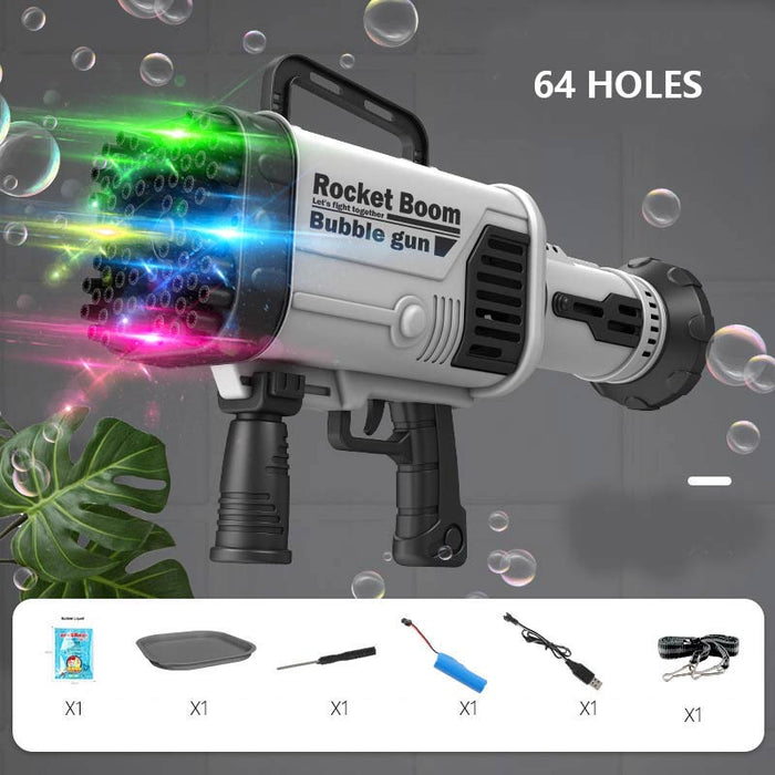 Electric Bubble Gun Gatlin Bubble Gun Machine Soap Bubbles Magic Bubble