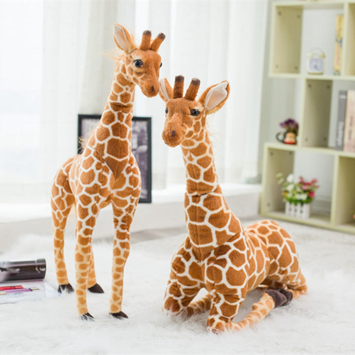 Giant Real Life Giraffe Plush Toys High Quality Stuffed Animals Dolls Soft Kids