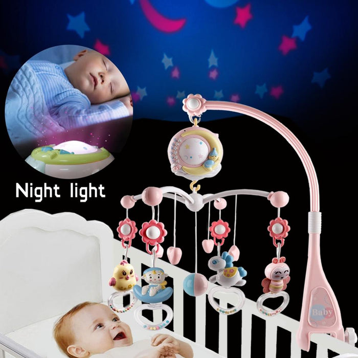 Baby Mobile Rattles Toys 0-12 Months For Baby Newborn Crib Bed Bell Toddler Rattles Carousel