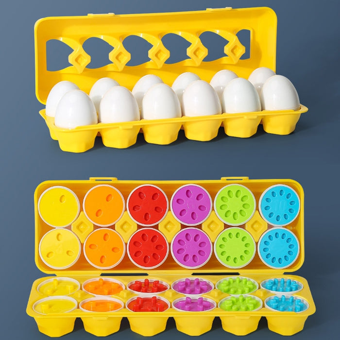 Shape Matching Easter EggsToy for Kids Baby Learning Educational Toy