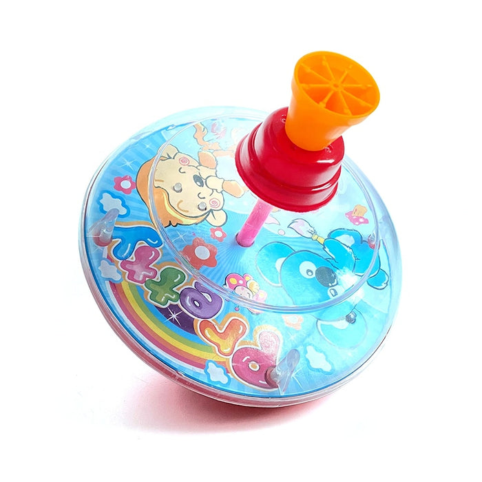 Spinning Top Toy with LED and Music Peg-top Hand Spinner Gyro Toy