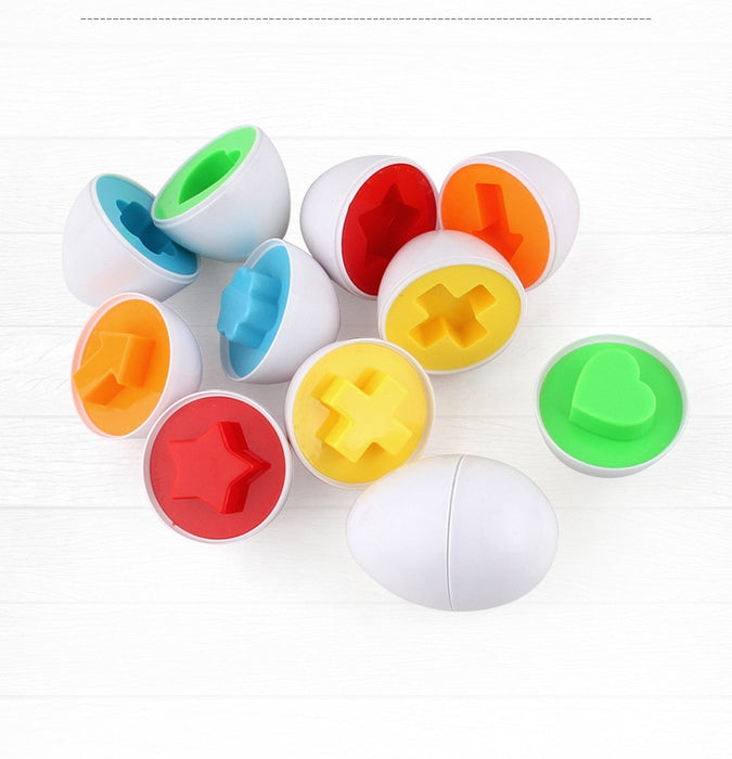 Shape Matching Easter EggsToy for Kids Baby Learning Educational Toy