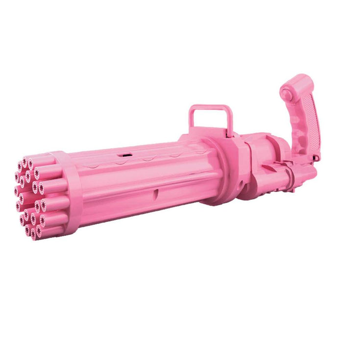 Hot Kids Gatling Bubble Gun Toy 64-Hole Charging Electric Automatic Bubble Machine