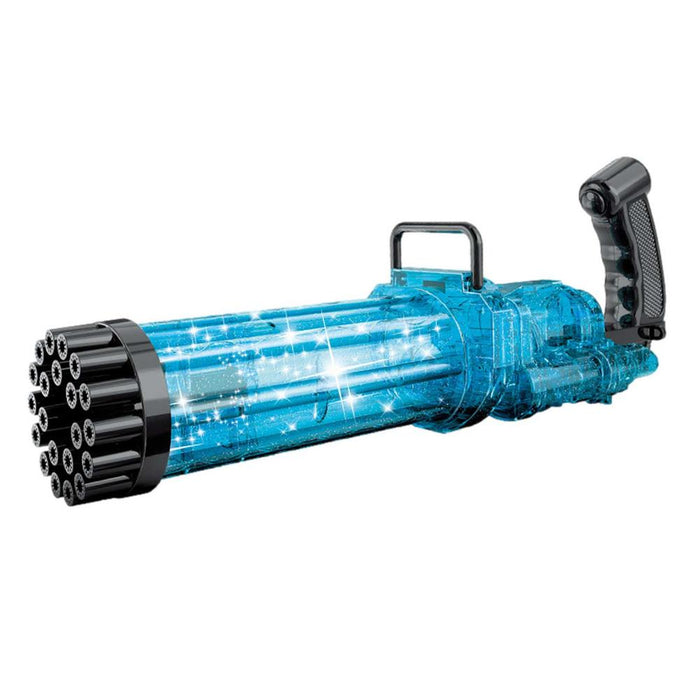 Hot Kids Gatling Bubble Gun Toy 64-Hole Charging Electric Automatic Bubble Machine
