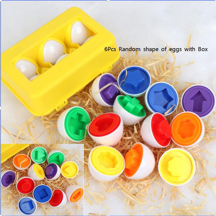 Shape Matching Easter EggsToy for Kids Baby Learning Educational Toy