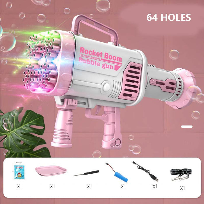 Electric Bubble Gun Gatlin Bubble Gun Machine Soap Bubbles Magic Bubble