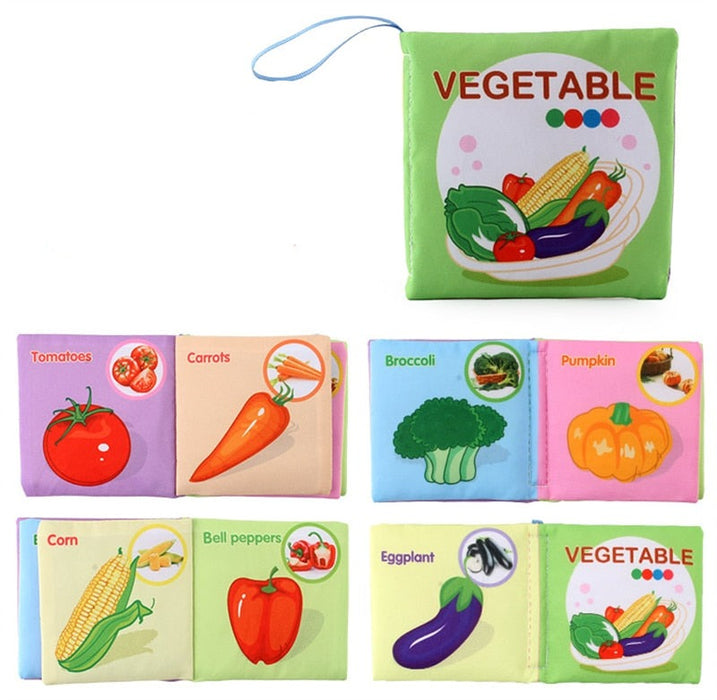 Hand Puppet Fabric Books Newborn Baby Educational Cloth Book