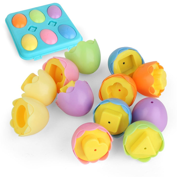 Shape Matching Easter EggsToy for Kids Baby Learning Educational Toy