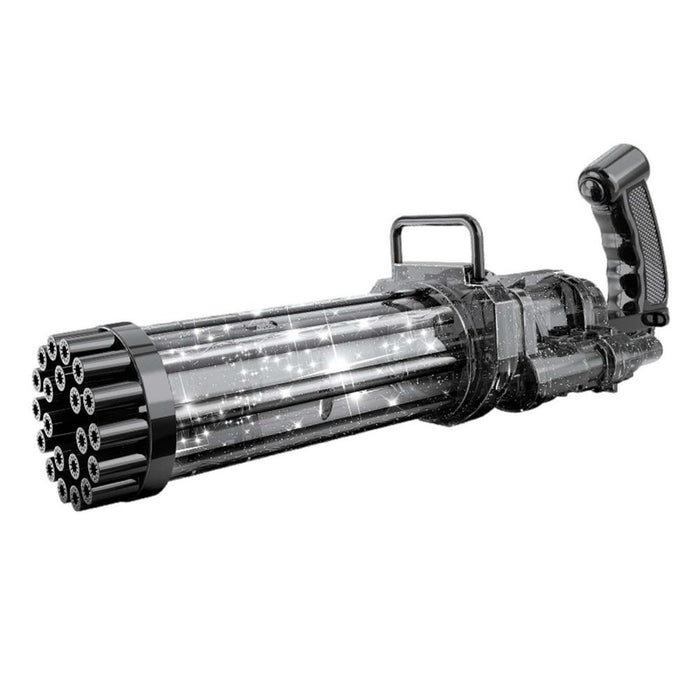 Hot Kids Gatling Bubble Gun Toy 64-Hole Charging Electric Automatic Bubble Machine