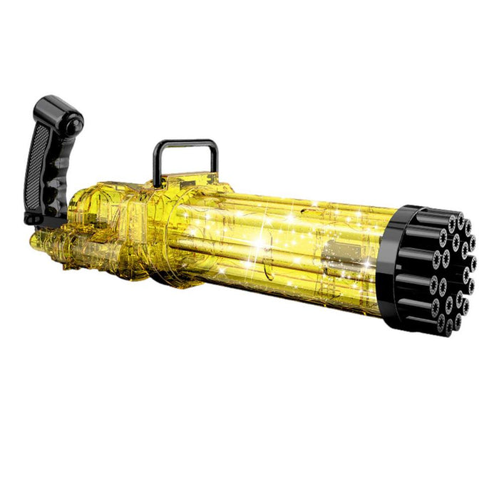 Hot Kids Gatling Bubble Gun Toy 64-Hole Charging Electric Automatic Bubble Machine