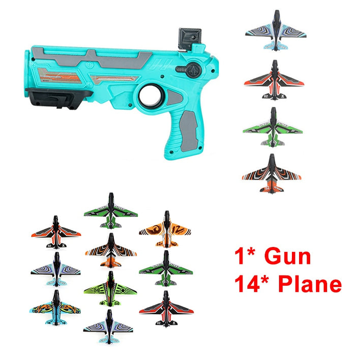 Catapult Plane Sports Game Outdoor Garden Child Airplane Launcher