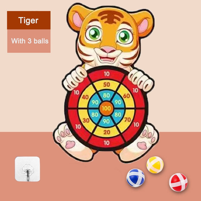Sticky Ball Dart Board Target Sports Game Toys For Children