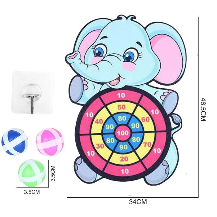 Sticky Ball Dart Board Target Sports Game Toys For Children
