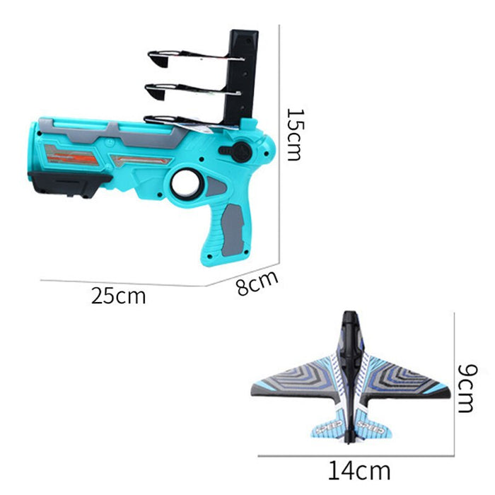 Catapult Plane Sports Game Outdoor Garden Child Airplane Launcher