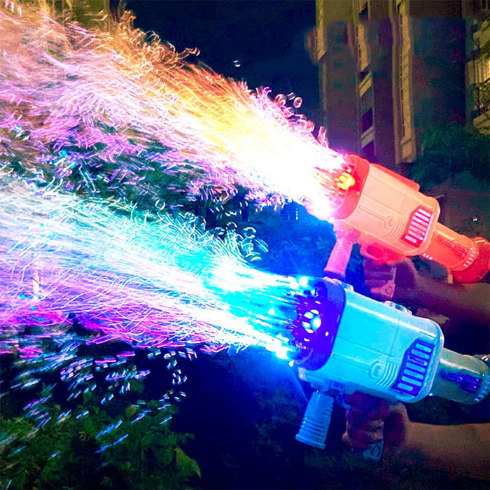Electric Bubble Gun Gatlin Bubble Gun Machine Soap Bubbles Magic Bubble