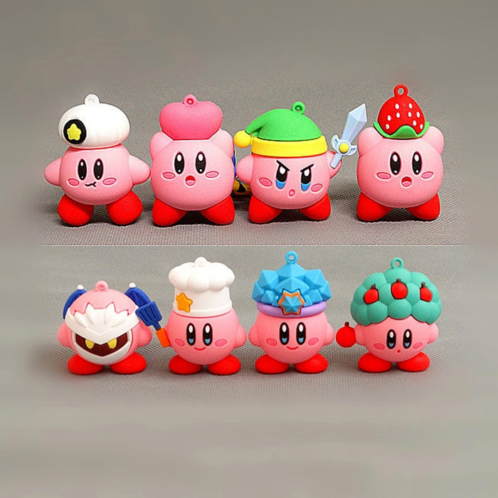 Kirby Anime Games Cute Cartoon Pink Kirby Waddle Dee Doo Collection
