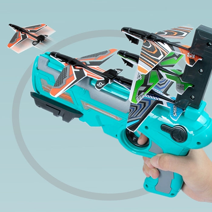 Catapult Plane Sports Game Outdoor Garden Child Airplane Launcher