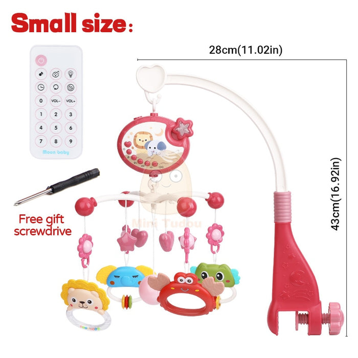 Baby Mobile Rattles Toys 0-12 Months For Baby Newborn Crib Bed Bell Toddler Rattles Carousel