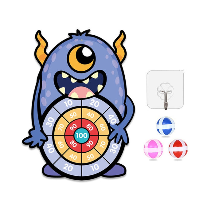 Sticky Ball Dart Board Target Sports Game Toys For Children