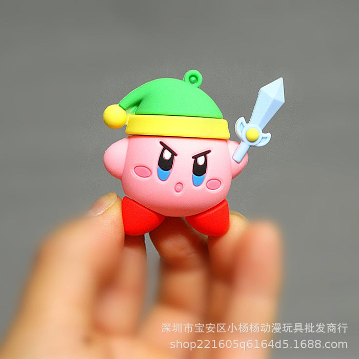 Kirby Anime Games Cute Cartoon Pink Kirby Waddle Dee Doo Collection