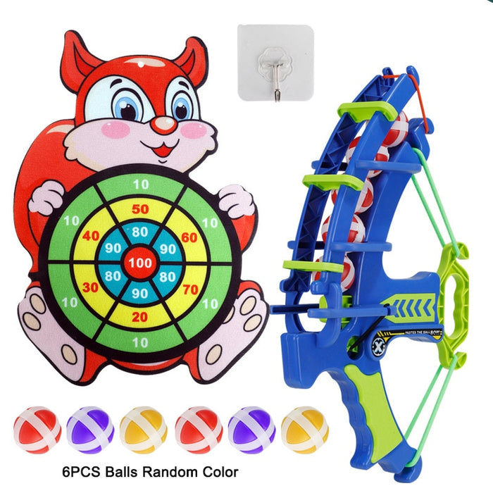 Sticky Ball Dart Board Target Sports Game Toys For Children