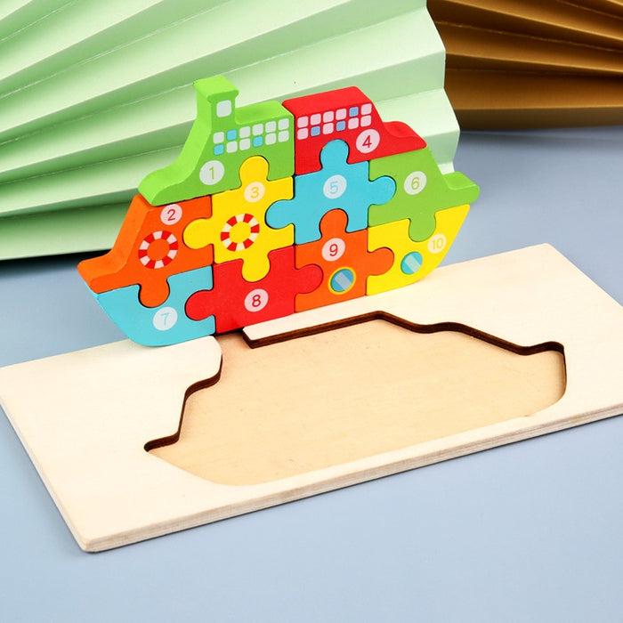 Montessori Wooden Toddler Puzzles for Kids Montessori Toys for Toddlers