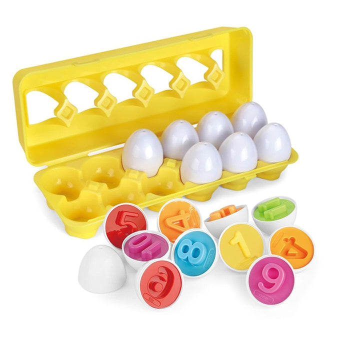 Shape Matching Easter EggsToy for Kids Baby Learning Educational Toy