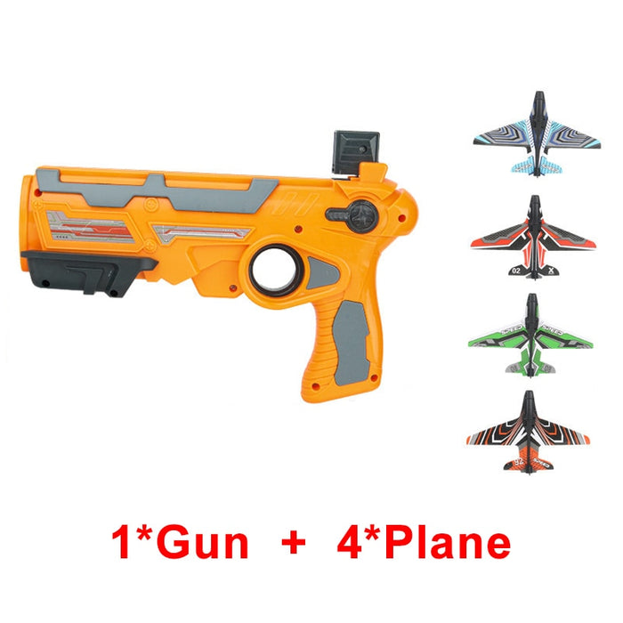 Catapult Plane Sports Game Outdoor Garden Child Airplane Launcher