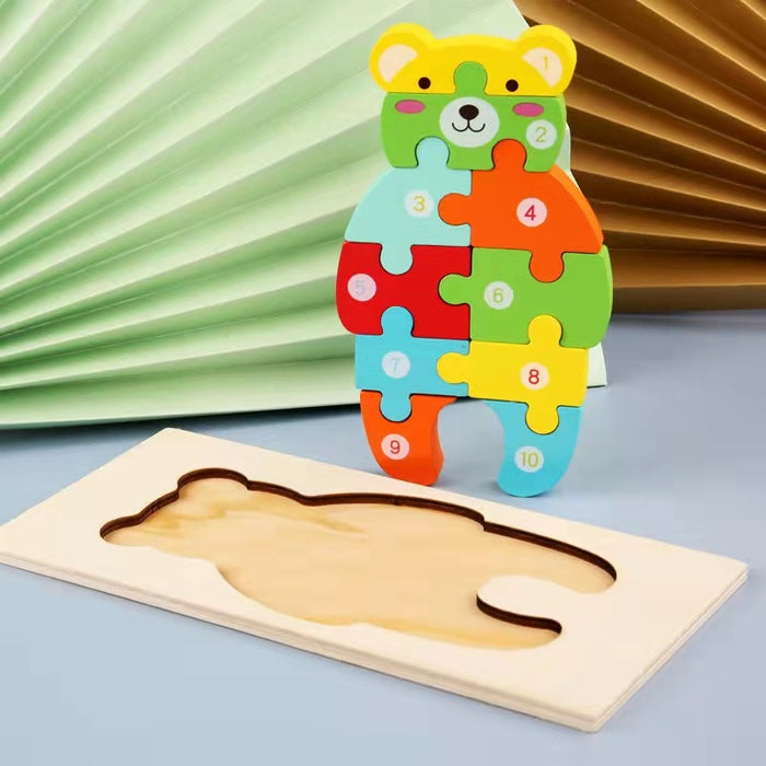 Montessori Wooden Toddler Puzzles for Kids Montessori Toys for Toddlers