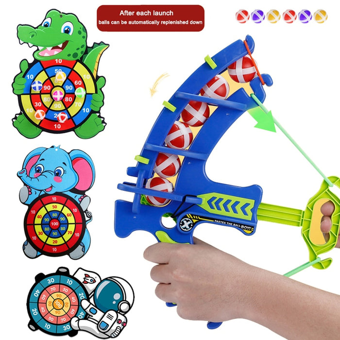 Sticky Ball Dart Board Target Sports Game Toys For Children