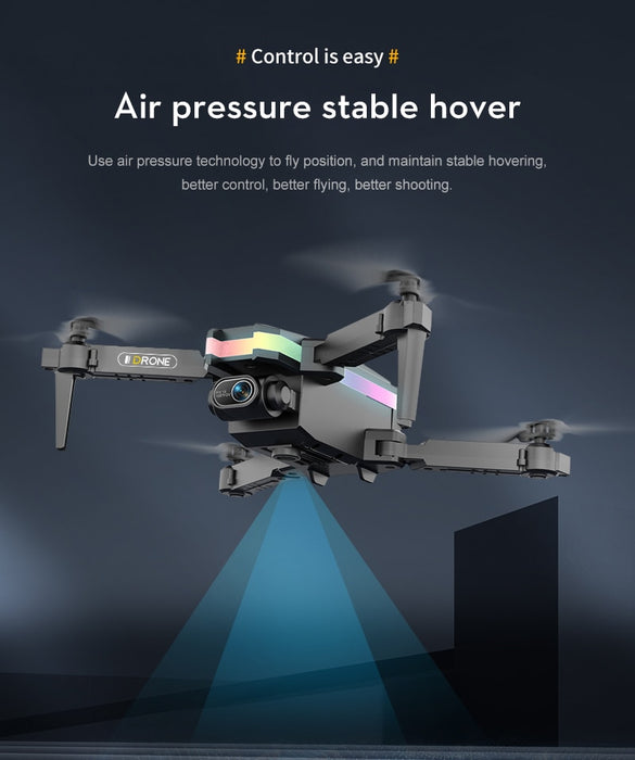 XT8 Mini Drone with Dual Camera HD 4K WIFI FPV One-Key Return Foldable RC Quadcopter Helicopter