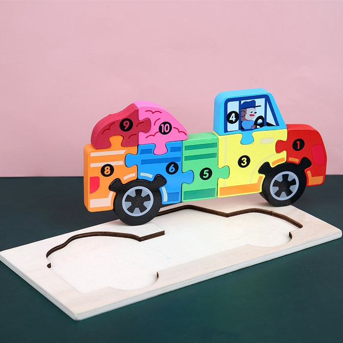 Montessori Wooden Toddler Puzzles for Kids Montessori Toys for Toddlers
