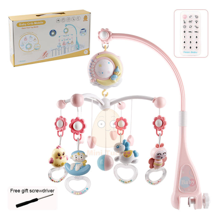 Baby Mobile Rattles Toys 0-12 Months For Baby Newborn Crib Bed Bell Toddler Rattles Carousel