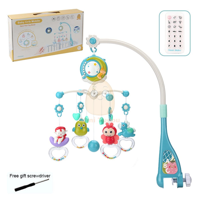 Baby Mobile Rattles Toys 0-12 Months For Baby Newborn Crib Bed Bell Toddler Rattles Carousel
