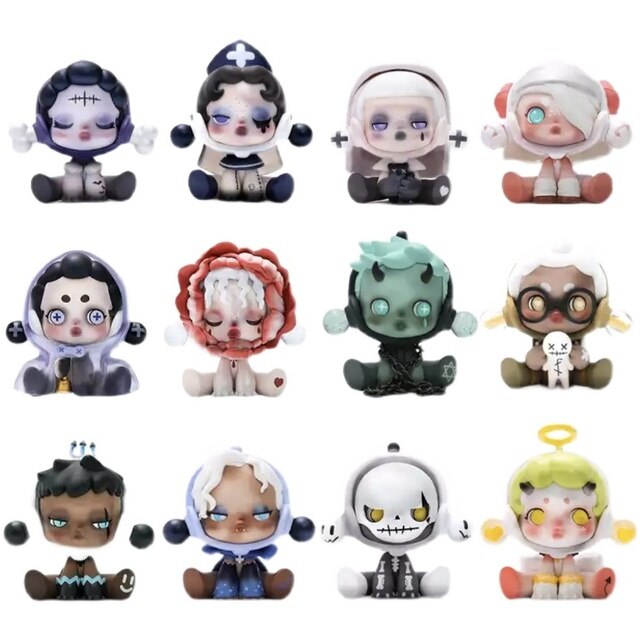 Blind Box Toys SkullPanda Pop Mart Ancient Castle Series Toy Figures