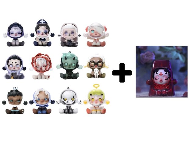Blind Box Toys SkullPanda Pop Mart Ancient Castle Series Toy Figures