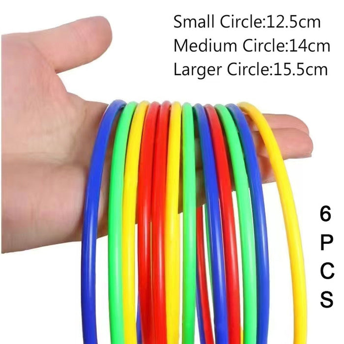 Children Throw Circle Game Ferrule Stacked Toys Fun Indoor Outdoor